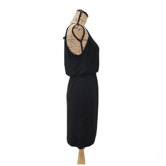 Armani Exchange Jersey Knit Halter Dress, Black, US Women's Small( listing as) - Picture 4 of 5